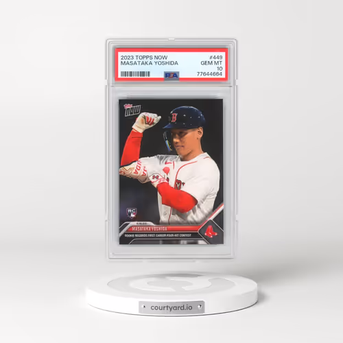 2023 Topps Now #449 Masataka Yoshida (PSA 10 GEM MINT)