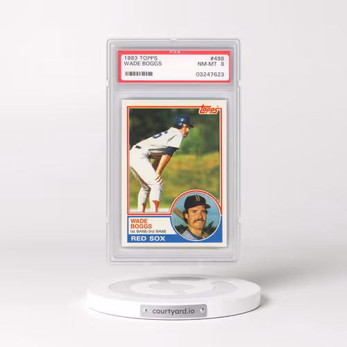 1983 Topps #498 Wade Boggs (PSA 8 NM-MT)