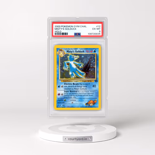 2000 Pokémon Gym Challenge #12 Misty's Golduck - Holo (PSA 6 EX-MT)