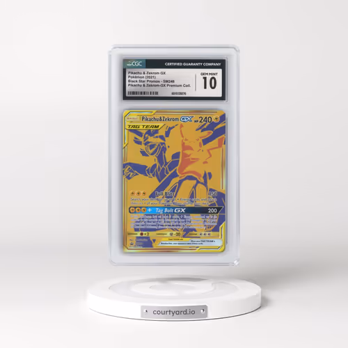 2016 Black Star Promos - Sun & Moon #SM248 Pikachu & Zekrom GX - Holo Pikachu & Zekrom GX Pr