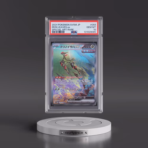 2024 Pokémon Sv5m-Cyber Judge #093 Iron Leaves EX - Holo Special Art Rare (PSA 10 GEM MINT)