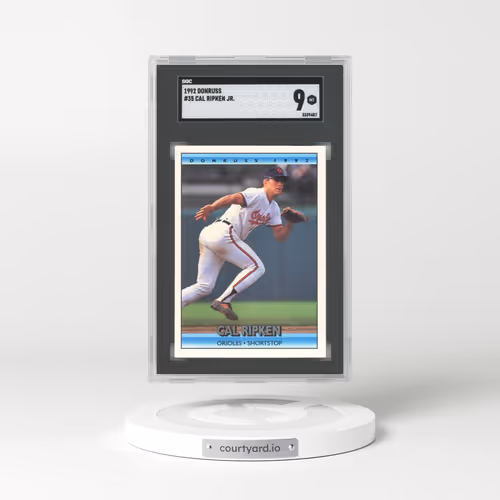 1992 Donruss #35 Cal Ripken Jr. (SGC 9 MINT)