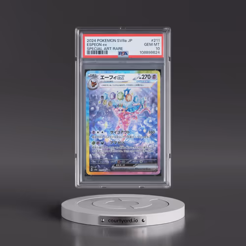 2024 Pokémon Sv8a-Terastal Fest EX #211 Espeon EX - Holo Special Art Rare (PSA 10 GEM MINT)