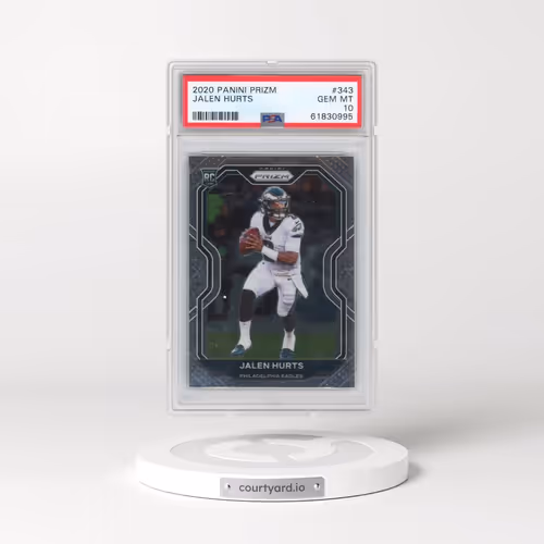 2020 Panini Prizm #343 Jalen Hurts (PSA 10 GEM MINT)