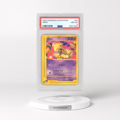 2002 Pokémon Expedition #93 Abra (PSA 8 NM-MT)