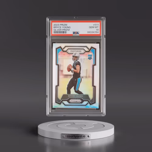 2023 Panini Prizm #311 Bryce Young - Silver Prizm (PSA 10 GEM MINT)