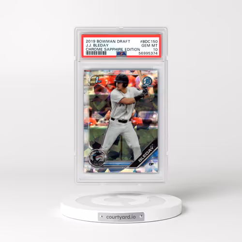 2019 Bowman Draft Chrome Sapphire Edition #BDC150 J.J. Bleday (PSA 10 GEM MINT)