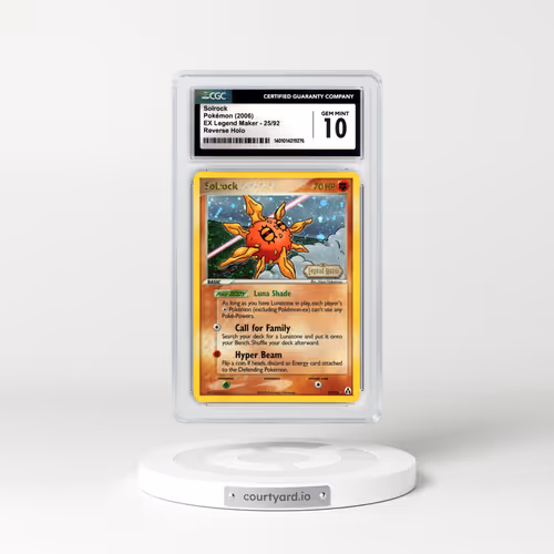 2006 EX Legend Maker #25 Solrock - Holo (CGC 10 GEM MINT)
