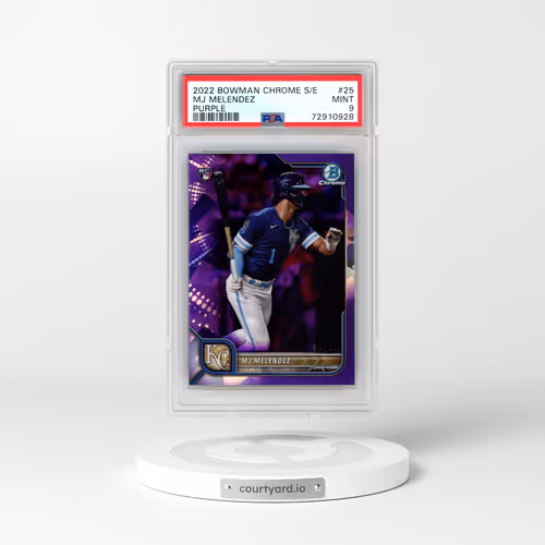 2022 Bowman Chrome Sapphire Edition #25 MJ Melendez - Purple (PSA 9 MINT)