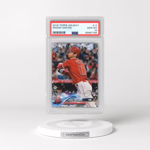 2018 Topps Holiday #17 Shohei Ohtani (PSA 10 GEM MINT)