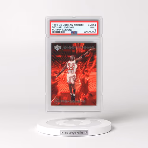 1996 Upper Deck Jordan Tribute #MJ54 Michael Jordan - MJ Impressions (PSA 9 MINT)