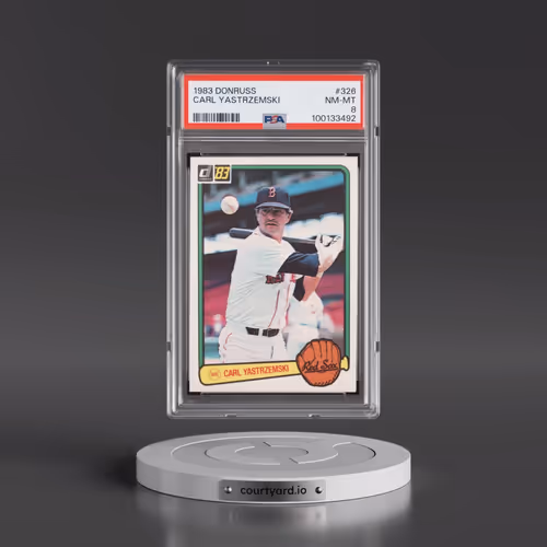 1983 Donruss #326 Carl Yastrzemski (PSA 8 NM-MT)