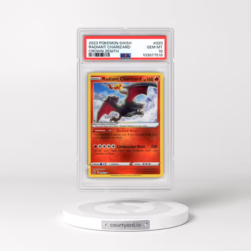 2023 Pokémon Sword and Shield Crown Zenith #020 Radiant Charizard - Holo (PSA 10 GEM MINT)
