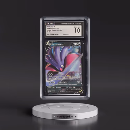 2020 Rebel Clash #121/192 Malamar V - Holo (CGC 10 GEM MINT)