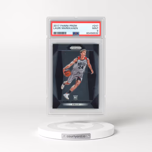 2017 Panini Prizm #247 Lauri Markkanen (PSA 9 MINT)