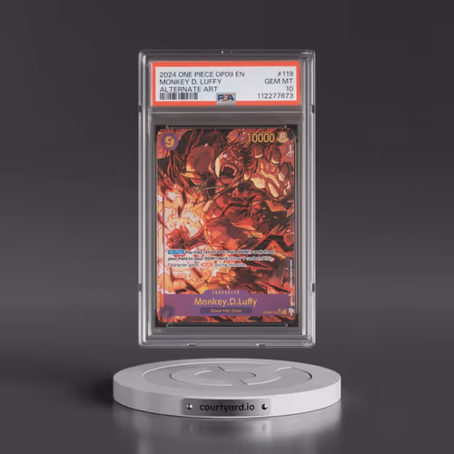 2024 One Piece OP09-Emperors in the New World #119 Monkey D. Luffy - Alternate Art (PSA 10 GEM MINT)
