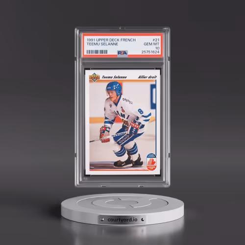 1991 Upper Deck French #21 Teemu Selanne (PSA 10 GEM MINT)