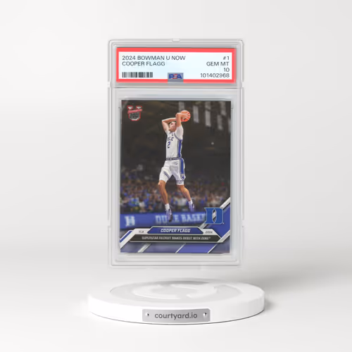 2024 Bowman U Now #1 Cooper Flagg (PSA 10 GEM MINT)