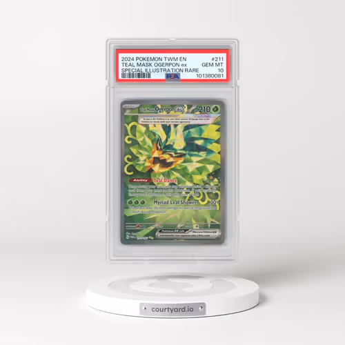 2024 Pokémon Twm EN-Twilight Masquerade #211 Teal Mask Ogerpon EX - Holo Special Illustration Rare (