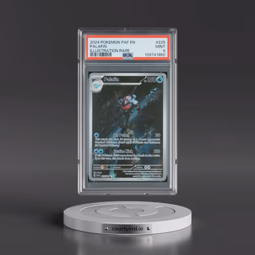 2024 Pokémon Paf EN-Paldean Fates #225 Palafin - Illustration Rare (PSA 9 MINT)