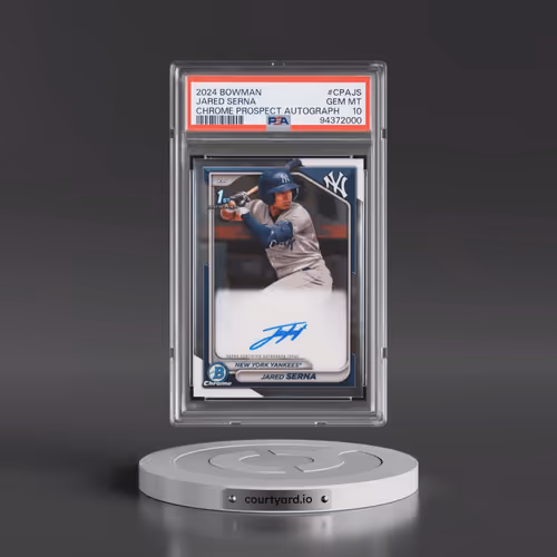 2024 Bowman Chrome Prospect Autographs #CPAJS Jared Serna (PSA 10 GEM MINT)