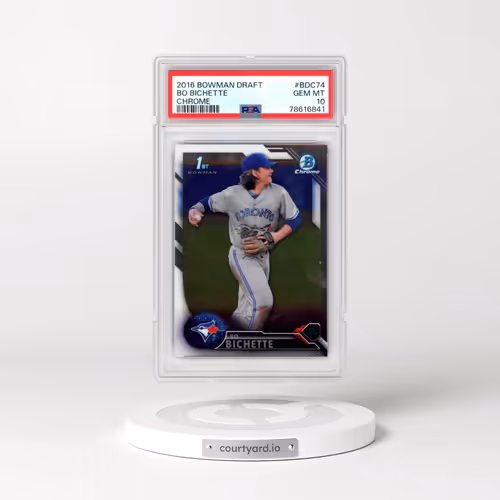 2016 Bowman Draft #BDC74 Bo Bichette - Chrome (PSA 10 GEM MINT)