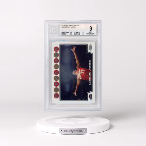 2008 Topps Chrome #23 LeBron James (BGS 9 MINT)