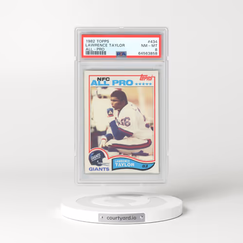 1982 Topps #434 Lawrence Taylor - All-Pro (PSA 8 NM-MT)