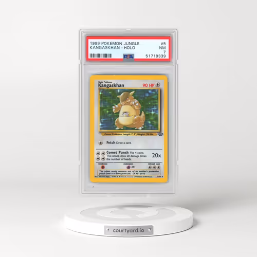 1999 Pokémon Jungle #5 Kangaskhan - Holo (PSA 7 NM)