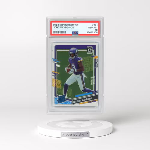 2023 Panini Donruss Optic #271 Jordan Addison (PSA 10 GEM MINT)