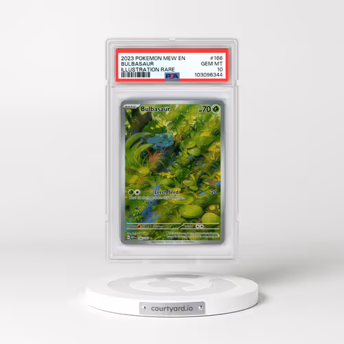 2023 Pokémon Mew EN-151 #166 Bulbasaur - Illustration Rare (PSA 10 GEM MINT)