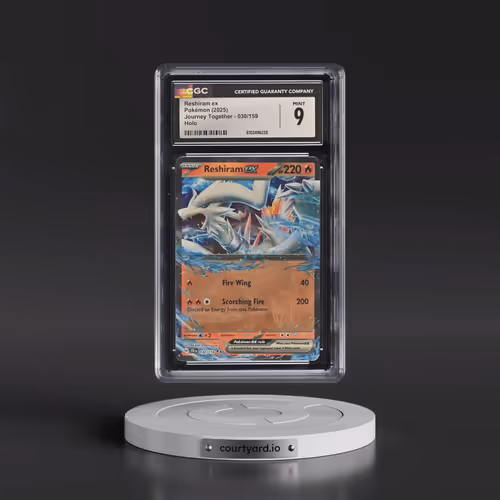 2025 Pokémon Jtg EN-Journey Together #030 Reshiram EX - Holo (CGC 9 MINT)