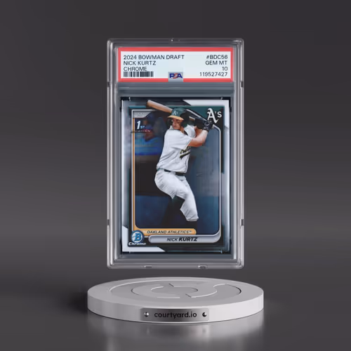 2024 Bowman Draft #BDC56 Nick Kurtz - Chrome (PSA 10 GEM MINT)
