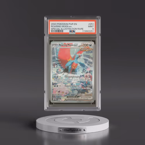2023 Pokémon Par EN-Paradox Rift #251 Roaring Moon EX - Holo Special Illustration Rare (PSA 9 MINT)