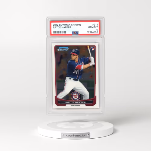 2012 Bowman Chrome #214 Bryce Harper (PSA 10 GEM MINT)
