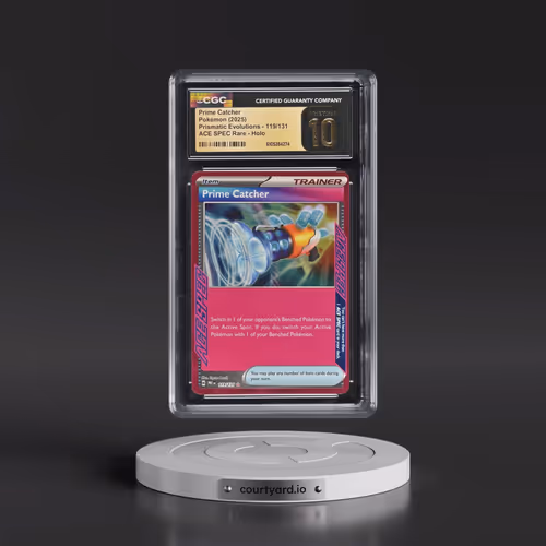 2024 Prismatic Evolutions - PRE EN #119/131 Prime Catcher - ACE SPEC Rare Holo (CGC 10 PRISTINE)