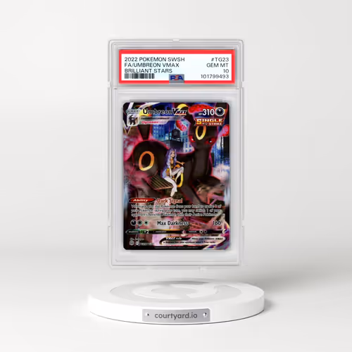 2022 Pokémon Sword & Shield Brilliant Stars #TG23 Umbreon Vmax - Full Art (PSA 10 GEM MINT)