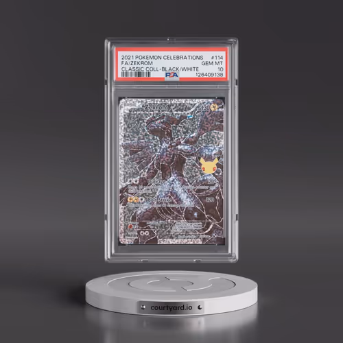 2021 Pokémon Celebrations Classic Collection #114 Zekrom - Full Art (PSA 10 GEM MINT)