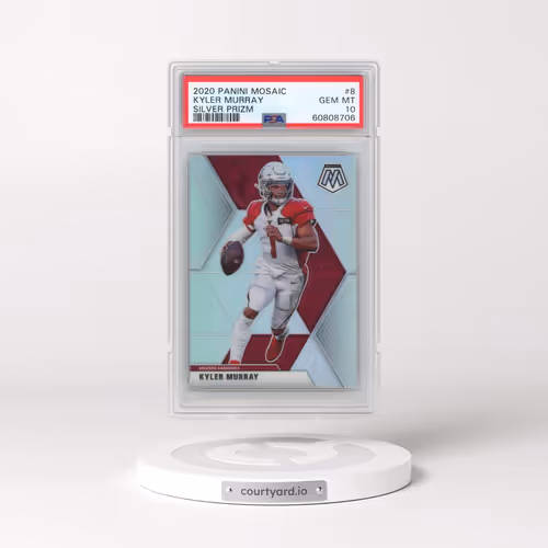 2020 Panini Mosaic #8 Kyler Murray - Silver Prizm (PSA 10 GEM MINT)