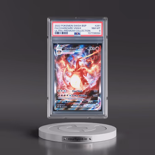 2022 Pokémon Swsh Black Star Promo #261 Charizard Vmax - Full Art Sword & Shield Ultra-Premium Colle