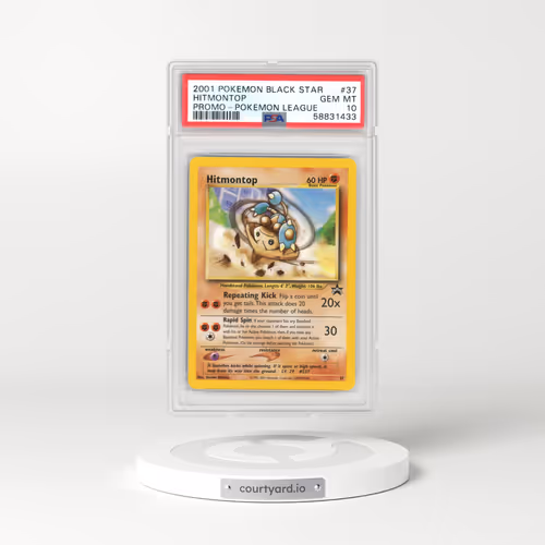 1999 Black Star Promos #37 Hitmontop - Pokémon League (PSA 10 GEM MINT)