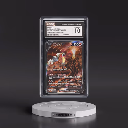 2022 VSTAR Universe #213/172 Entei V - Special Art Rare Holo (CGC 10 GEM MINT)