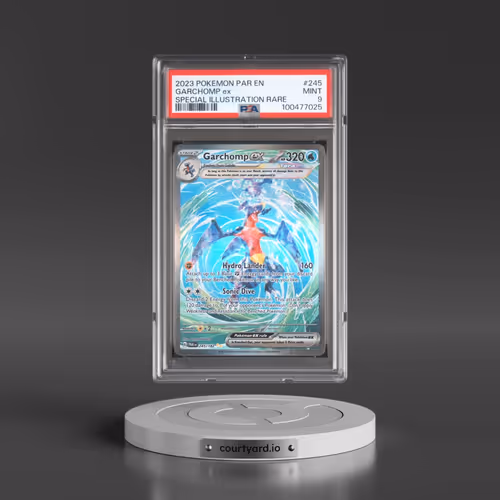 2023 Pokémon Par EN-Paradox Rift #245 Garchomp EX - Holo Special Illustration Rare (PSA 9 MINT)