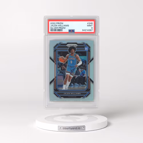2022 Panini Prizm #246 Jalen Williams - Silver Prizm (PSA 9 MINT)