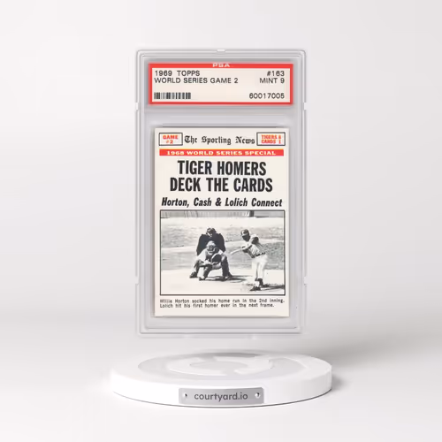 1969 Topps #163 World Series Game 2 (PSA 9 MINT)