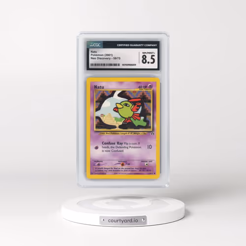 2001 Neo Discovery #59/75 Natu (CGC 8.5 NM-MT+)