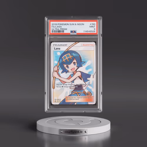 2018 Pokémon Sun & Moon Ultra Prism #150 Lana - Full Art (PSA 9 MINT)