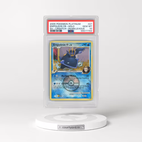 2009 Pokémon Platinum Supreme Victors #27 Empoleon FB - Holo Crosshatch-2010 Pokemon League (PSA 10