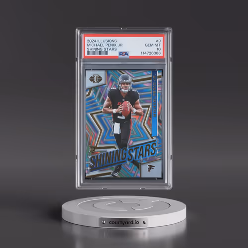 2024 Panini Illusions Shining Stars #9 Michael Penix Jr. (PSA 10 GEM MINT)