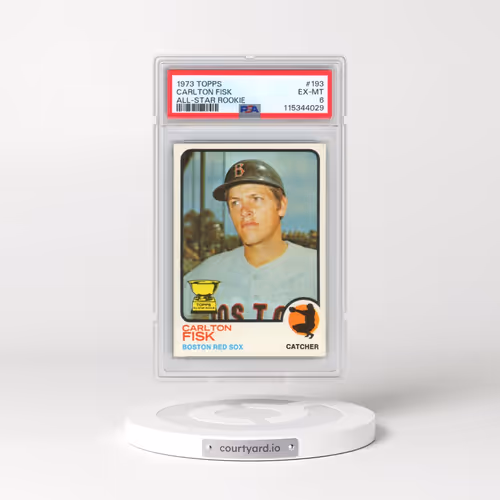 1973 Topps #193 Carlton Fisk - All-Star Rookie (PSA 6 EX-MT)